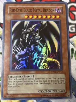 Red-Eyes Black Metal Dragon PP01-EN015 Yugioh TCG Super Rare NM - Image 1