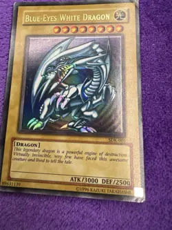 Yugioh MISPRINT Blue-Eyes White Dragon SDK-001 HOLO SHIFT Error - Image 4