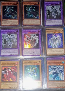Awesome Rare Elemental Hero Type Yu-Gi-Oh Tcg Lot Of 47 Cards Must See! - Image 3