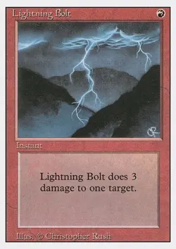 Lightning Bolt - Revised Edition | MTG Card - Image 3