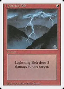 Lightning Bolt - Revised Edition | MTG Card - Image 4