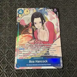 Bandai Boa Hancock ST17-004 Special Alt Art Foil 6000 Power (WITH SLEEVE)! - Image 1
