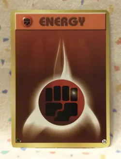 Japanese Pokemon Card FIGHTING ENERGY 1999 Squirtle Deck VHS Promo 34 NM/M - Image 1