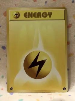 Japanese Pokemon Card LIGHTNING ENERGY 1999 Bulbasaur Deck VHS Promo 17 NM/M - Image 1