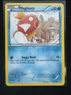 Magikarp 23/124 Dragons Exalted Regular Common English Pokemon Card - Image 1