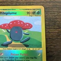Vileplume 31/165 LP Expedition Holo Pokemon Card Swirl! - Image 5