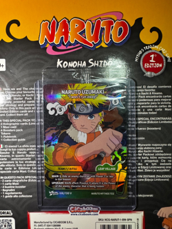 card naruto mythos 1st naruto uzumaki 108/130v promo winner - Image 1