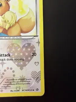 Pokemon Card - Eevee RC14/RC25 Legendary Treasures - Image 2