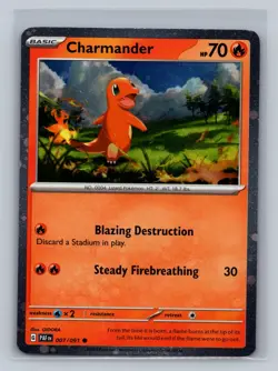 Charmander - (Cosmos Holo) Common Miscellaneous Cards & Products 007/091 NM Fre - Image 1