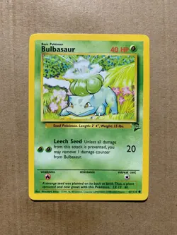 Bulbasaur 67/130 Base Set 2 - Common Pokemon Card - NM/Mint - Image 1