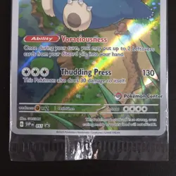 Snorlax 051 Pokemon Center Stamp Black Star Promo Pokemon Card - NM/M - Image 4