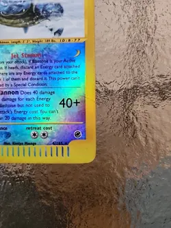 Pokemon TCG Blastoise Expedition Base Set Reverse Holo Holo Card 4/165 - Image 2