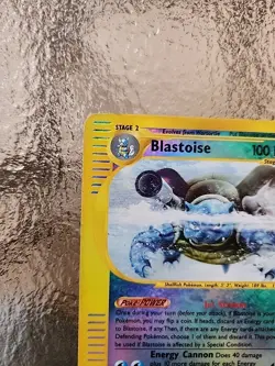 Pokemon TCG Blastoise Expedition Base Set Reverse Holo Holo Card 4/165 - Image 4