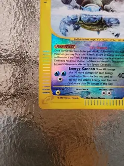 Pokemon TCG Blastoise Expedition Base Set Reverse Holo Holo Card 4/165 - Image 5