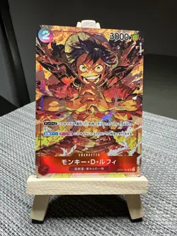 Monkey D Luffy OP01-024 SR (Parallel) ROMANCE DAWN ONE PIECE Card Game Japanese - Image 1