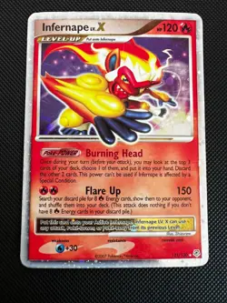 Infernape LV.X 121/130 Holo Rare Card Diamond & Pearl Pokemon TCG - Image 3