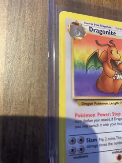 Dragonite 19/62 card from the Fossil expansion set, released in 1999 - Image 2