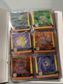 Pokemon Action Flipz Premier Edition and Series 1 Album & Lenticular Cards 1999 - Image 2