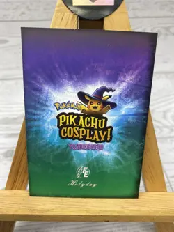 Pikachu as Tron Legacy Non- Pokemon Fan Art Collectible Cracked Ice Card - Image 4