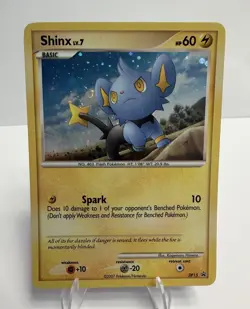 Pokemon TCG Shinx Holo Promo Card DP15 Diamond & Pearl 2007 Black Star MP - Image 1