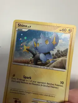 Pokemon TCG Shinx Holo Promo Card DP15 Diamond & Pearl 2007 Black Star MP - Image 3