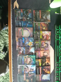 26 card riftbound tcg bundle SEE DISCRIPTION mix of cards from multiple sets NM - Image 1