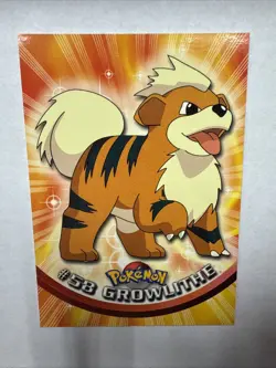 Topps Growlithe Trading Card #58 - Image 1