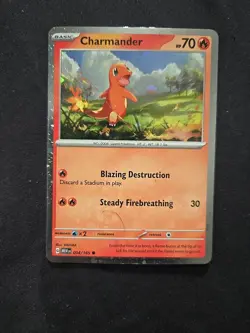 Charmander - (Cosmos Holo) 004/165 Sv: Scarlet & Violet Promo Cards Holo - Image 1