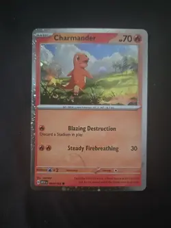 Charmander - (Cosmos Holo) 004/165 Sv: Scarlet & Violet Promo Cards Holo - Image 2