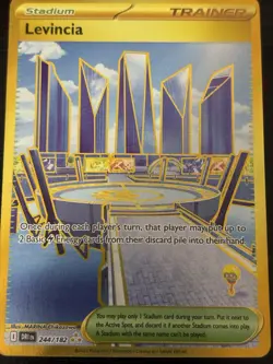 Levincia 244/182 Destined Rivals Pokemon Secret Rare Card, Near Mint Condition - Image 3