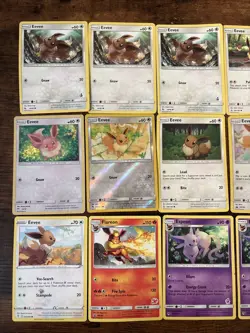 Eevee Pokemon Card Lot 13 Total - Image 3