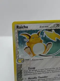 Pokemon TCG Raichu EX Holon Phantoms Full Holo Rare Card 15/110 LP - Image 2