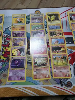 VINTAGE Pokemon Gym Heroes 70 Card Common Uncommon Rare Set 2 RARES - Image 4
