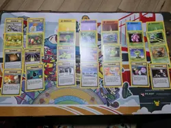 VINTAGE Pokemon Gym Heroes 70 Card Common Uncommon Rare Set 2 RARES - Image 5