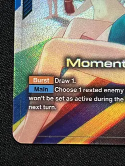 GUNDAM CARD GAME GD04-102 U+ MOMENT OF REST - HOLO FOIL - PHANTOM ARIA - Image 2