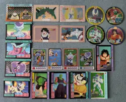 Dragon Ball Card Lot Of 90 Cards Rare Vintage Cards + Rare Bulma Card 1991-3 - Image 1