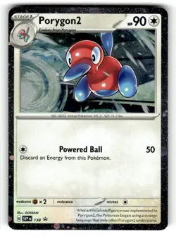 Porygon2 - (Cosmos Holo) SV: Scarlet & Violet Promo Cards Promo 138 NM - Image 1