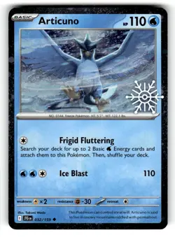 Articuno - Holiday Calendar Miscellaneous Cards & Products Holo Uncommon 032/159 - Image 1