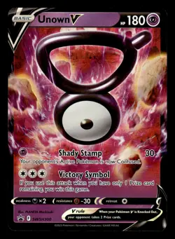 Unown V Promo SWSH: Sword & Shield Promo Cards SWSH300 NM - Image 1