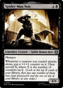 Spider-Man Noir U Marvel's Spider-Man 67 Magic The Gathering - Image 1