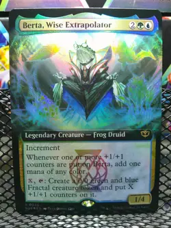 Berta, Wise Extrapolator (Extended Art) Secrets of Strixhaven Foil 346 NM - Image 1