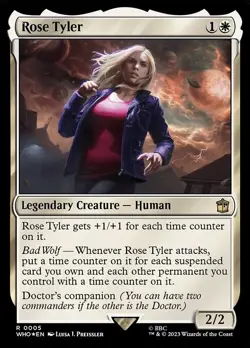 Rose Tyler Foil Doctor Who 5 NM MTG - Image 1