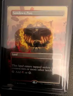 Sundown Pass (Borderless) R Secrets of Strixhaven 305 NM - Image 1