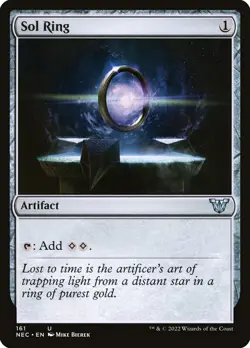 MTG Sol Ring ** Neon Dynasty Commander ** English - Image 1