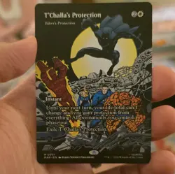 MTG Marvel T'Challa's Protection Rare Foil - M 0051 - Image 1
