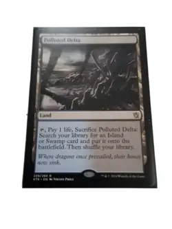 MTG Polluted Delta Khans of Tarkir 239/269 Regular Rare - Image 2