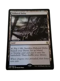 MTG Polluted Delta Khans of Tarkir 239/269 Regular Rare - Image 4