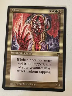 Magic the Gathering MTG Legends Johan LP (Beta Bob) - Image 1