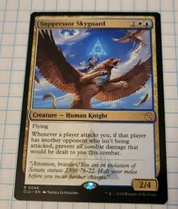 Suppressor Skyguard #46 Ravnica Clue CLU Magic MTG - Image 1