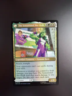 MTG Marvel Super Heroes Jennifer Walters 0018 Foil - Image 2